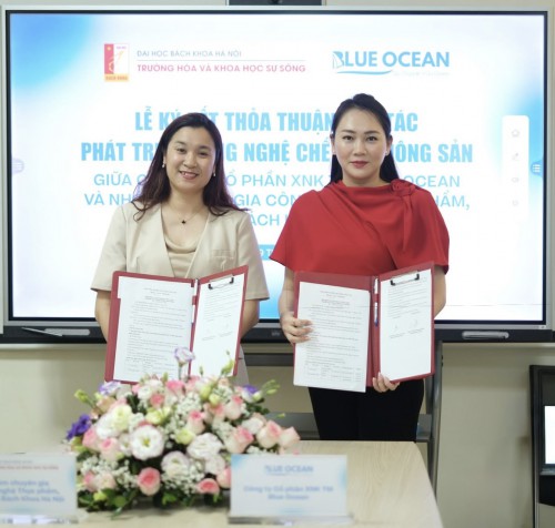 BLUE OCEAN KÝ KẾT HỢP TÁC PHÁT TRIỂN CÔNG NGHỆ CHẾ BIẾN NÔNG SẢN CÙNG ĐẠI HỌC BÁCH KHOA HÀ NỘI