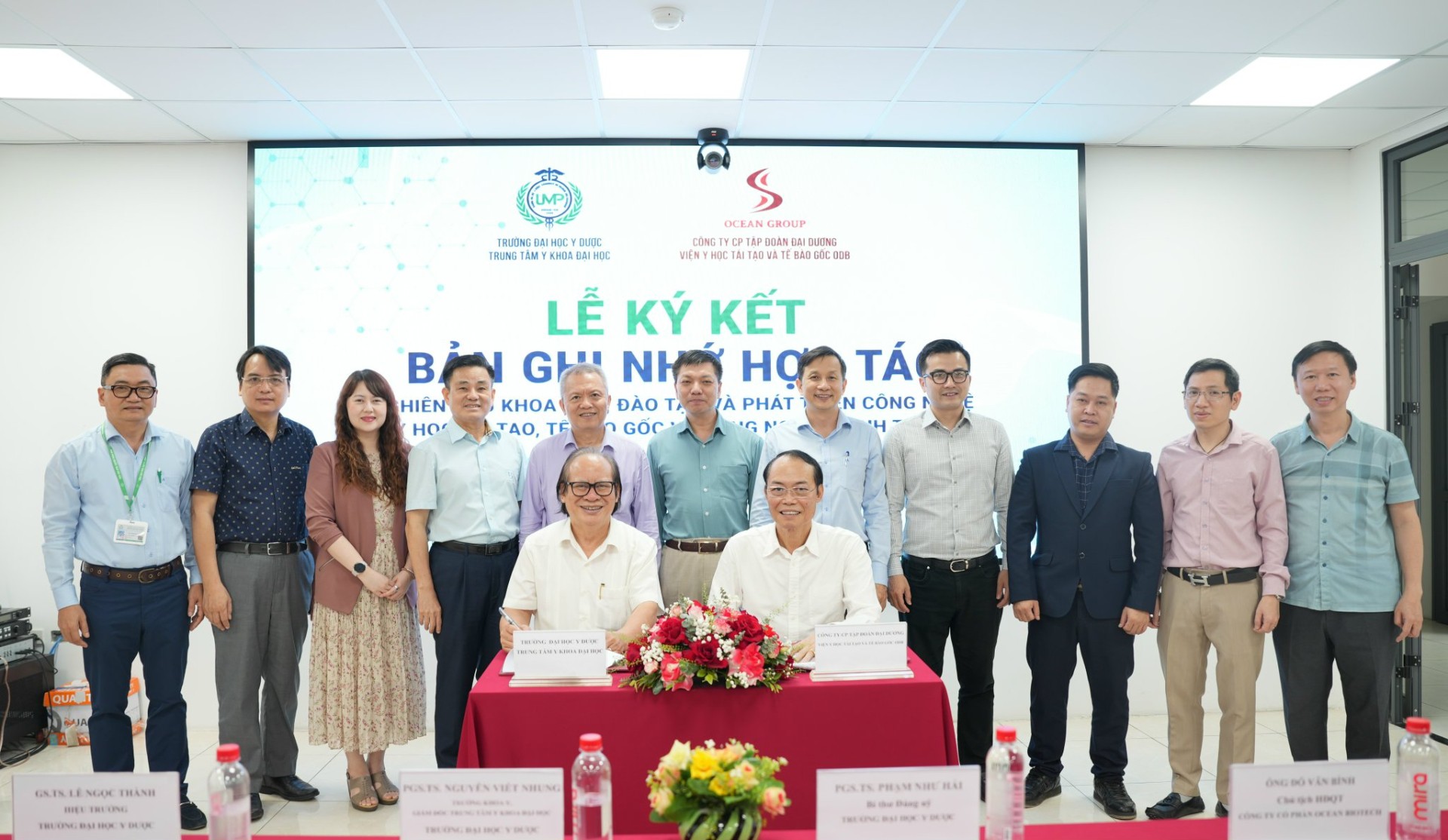 VIỆN Y HỌC TÁI TẠO & TẾ BÀO GỐC ODB VÀ TRƯỜNG ĐẠI HỌC Y DƯỢC - TRUNG TÂM Y KHOA ĐẠI HỌC  KÝ KẾT HỢP TÁC CHIẾN LƯỢC PHÁT TRIỂN Y HỌC TÁI TẠO